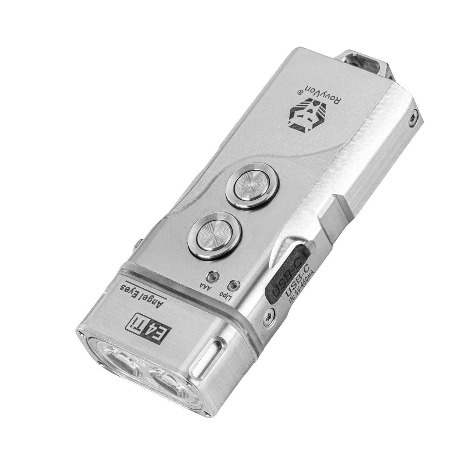 RovyVon Aurora A4 USB-C Titanium Keychain Flashlight (4th generation)