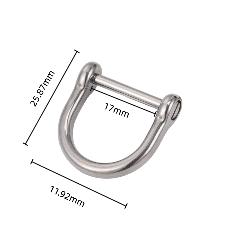 RD01 Titanium Horseshoe D-ring Key Organizer