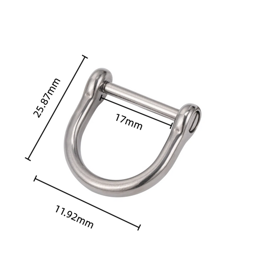 RD01 Titanium Horseshoe D-ring Key Organizer