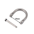 Load image into Gallery viewer, RD01 Titanium Horseshoe D-ring Key Organizer
