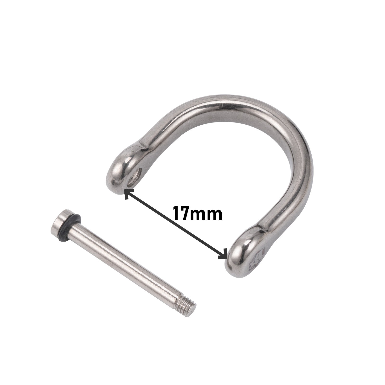 RD01 Titanium Horseshoe D-ring Key Organizer