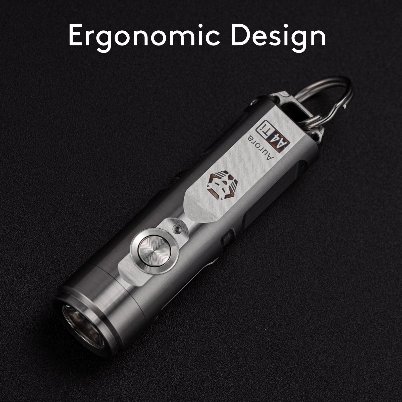 RovyVon Aurora A4 USB-C Titanium Keychain Flashlight (4th generation)