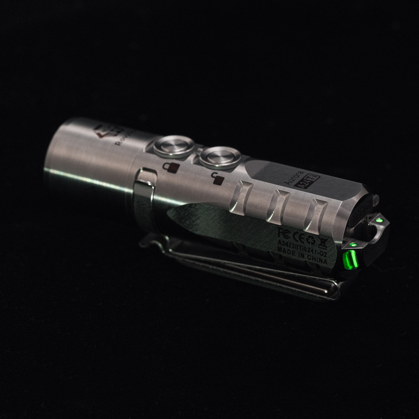 RovyVon Aurora A24 (G2) Dual Button Titanium EDC Flashlight